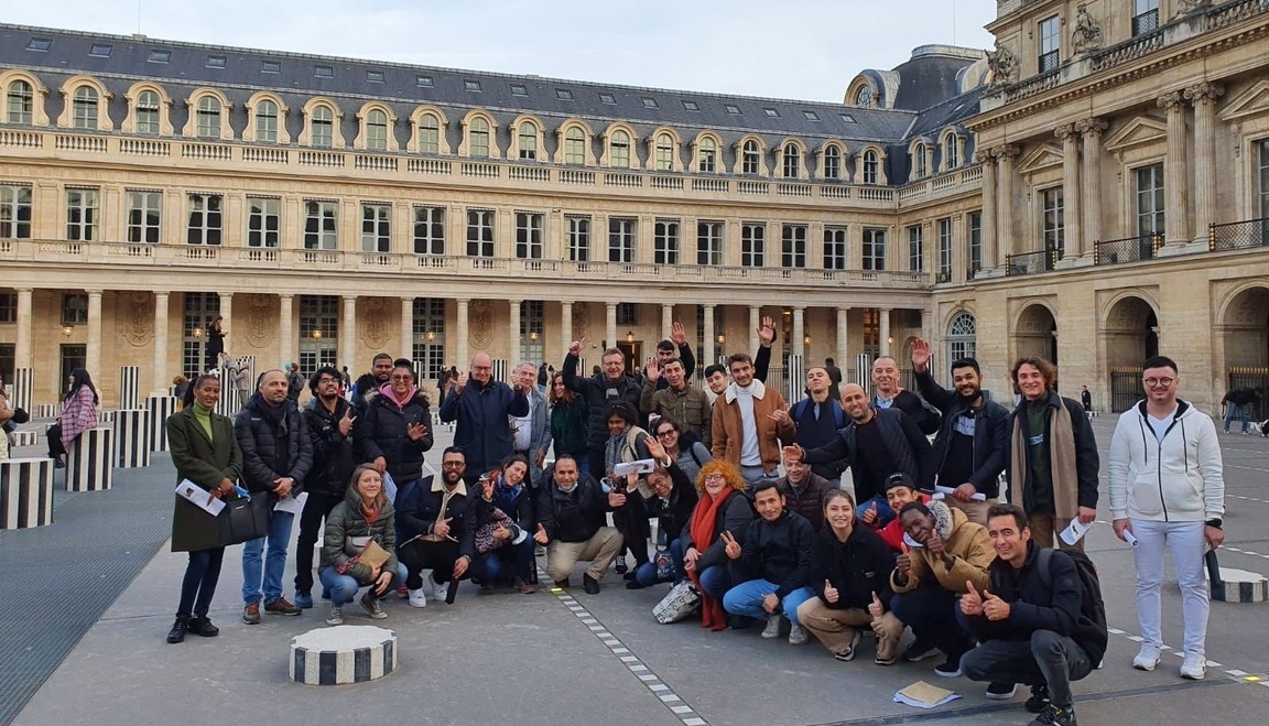 IsHelp en Sortie Culturelle en 2021 au Palais Royal