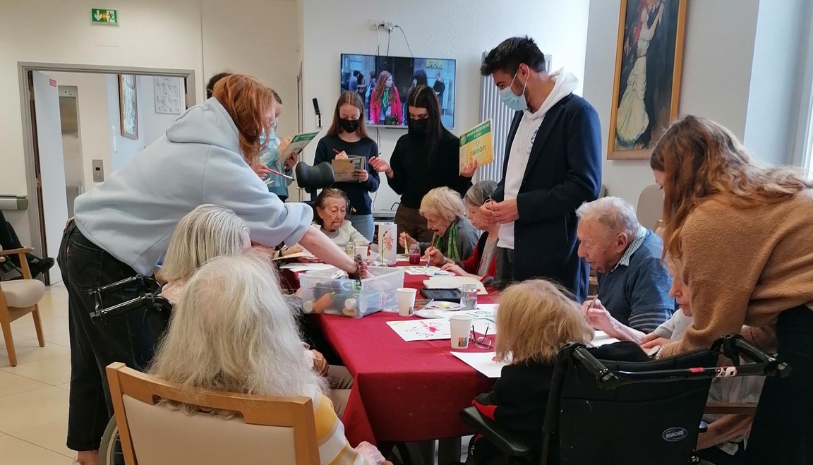IsHelp en visite dans un EHPAD en 2021