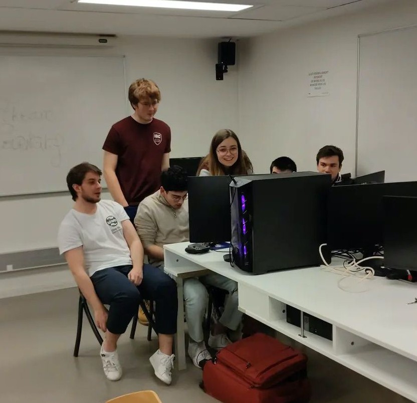 Stream Caritatif en mars 2022, organisé sur le campus Notre-Dame-de-Lorette de l'ISEP